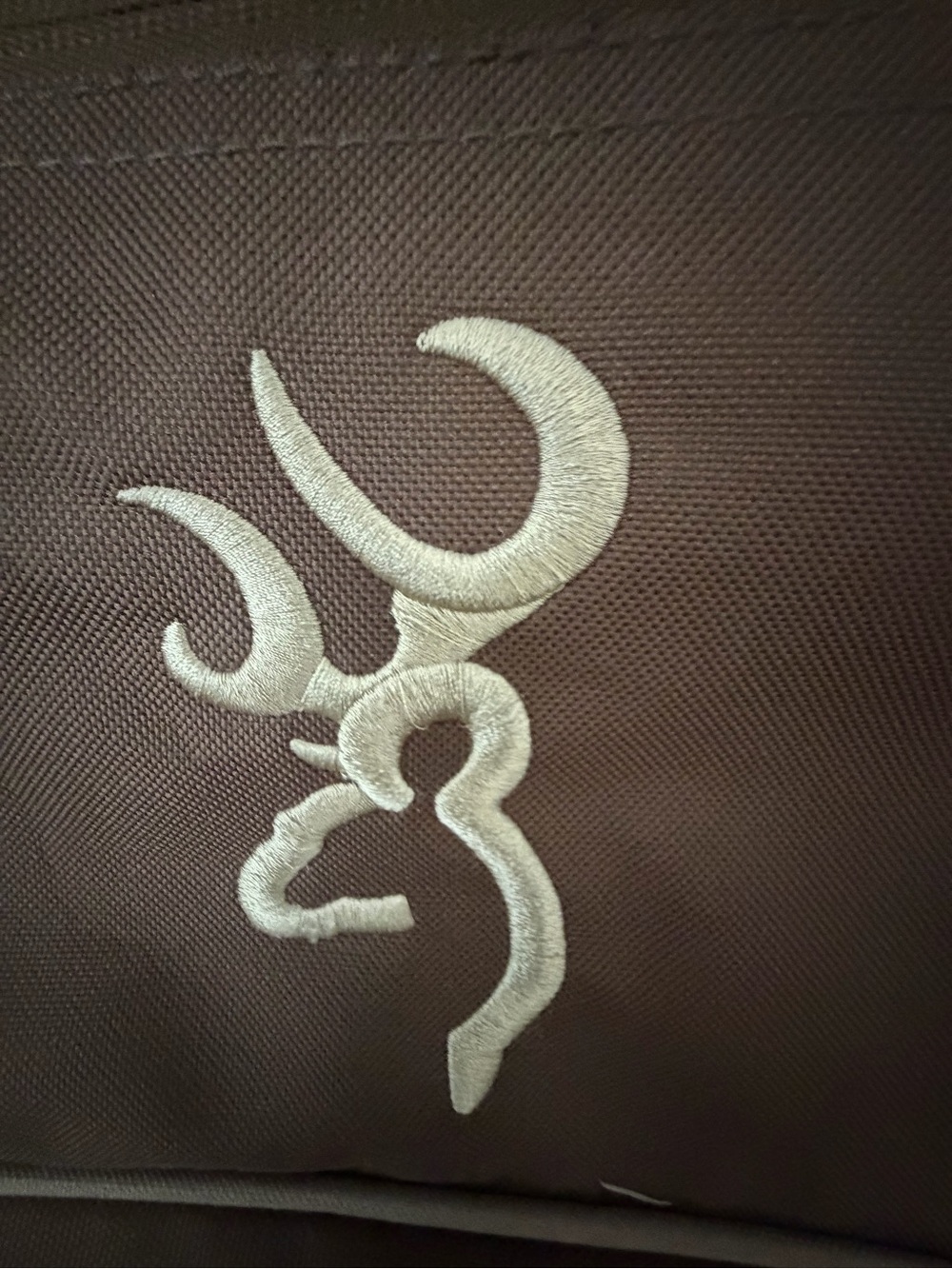 Browning Brown Canvas Travel Duffel with Logo - Picture 6 of 7